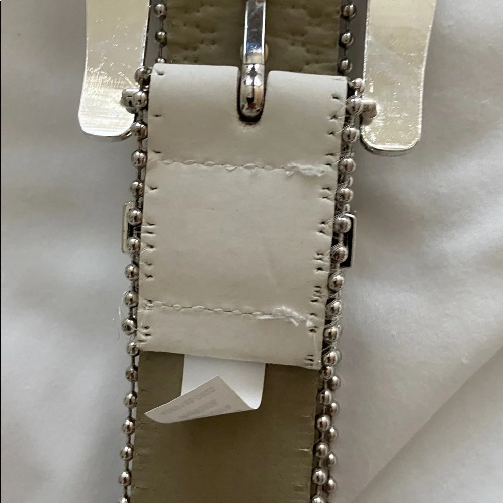 Faux Leather Rhinestone and Stud Cowgirl Belt - Picture 6 of 8
